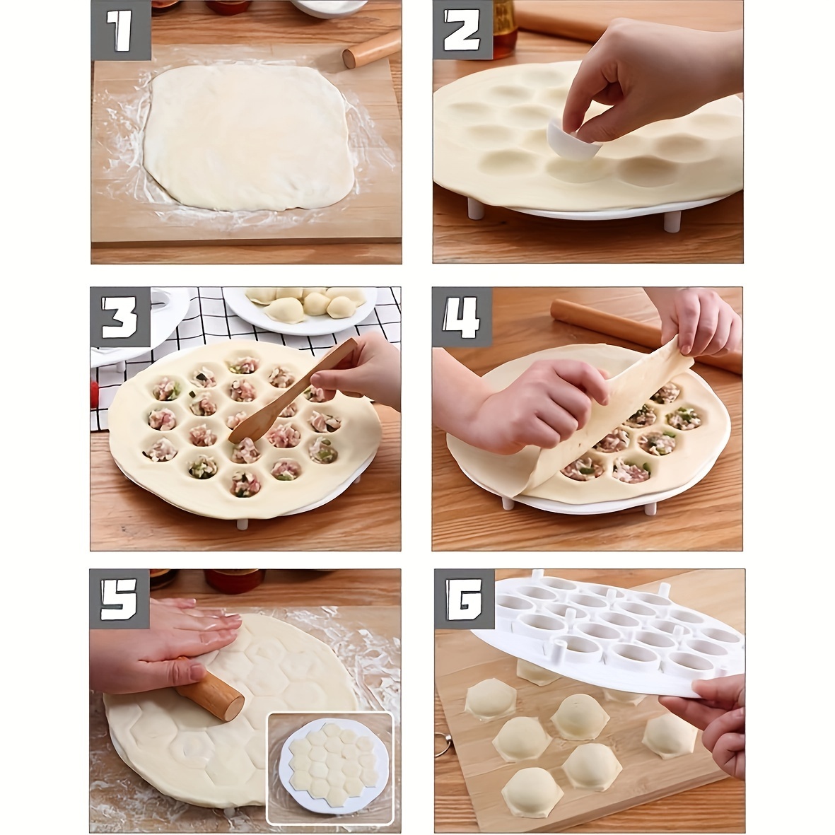 1pc- Simple Chinese Dumplings  - Baking Kitchen Set ulasan dan harga