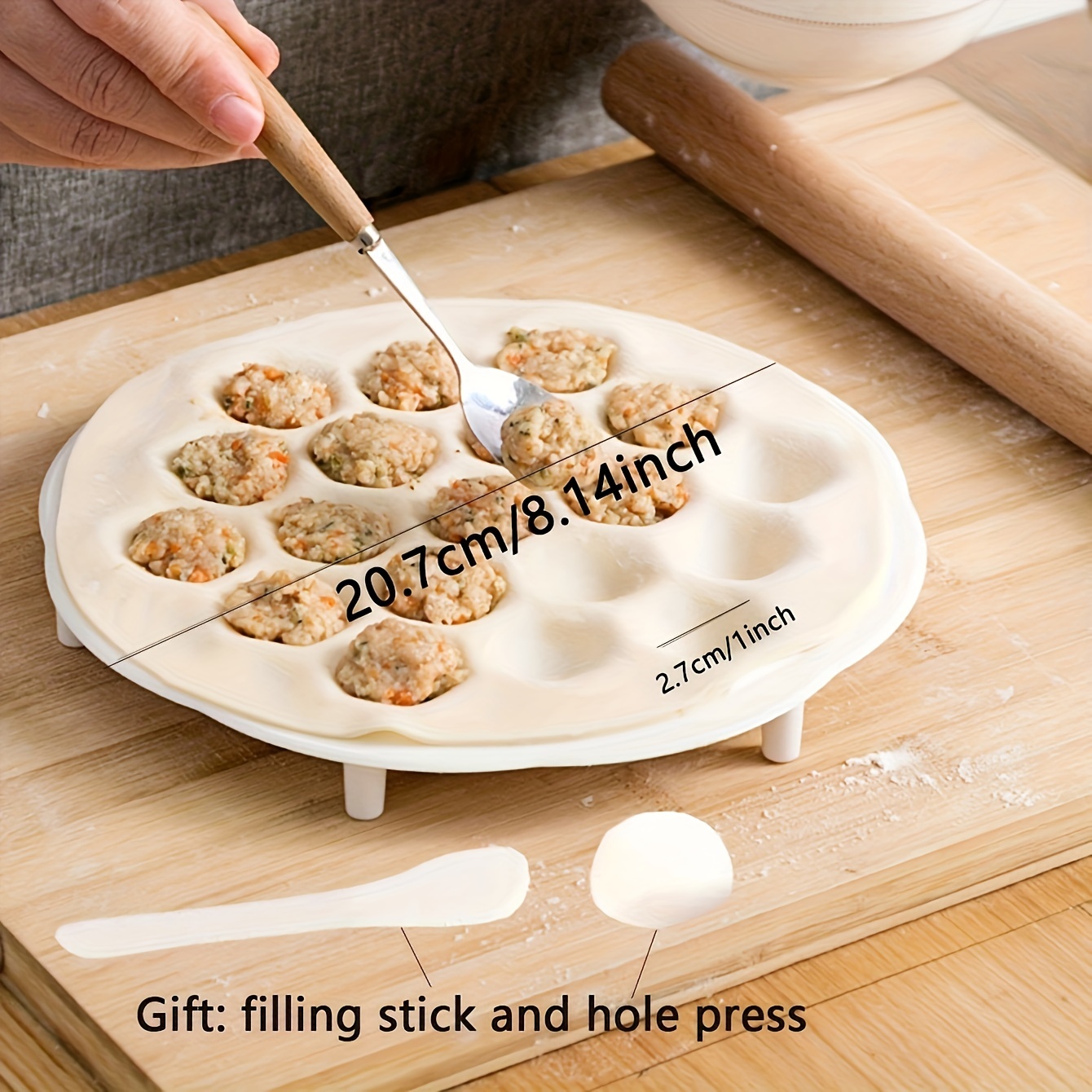 1pc- Simple Chinese Dumplings  - Baking Kitchen Set ulasan dan harga