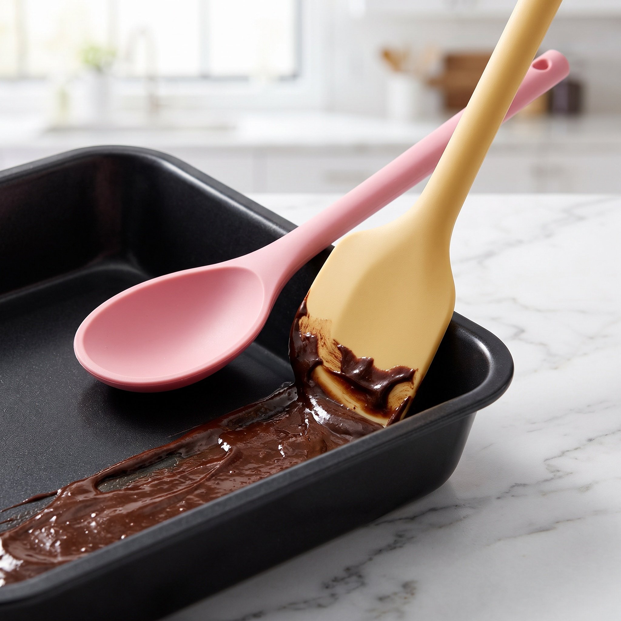 1Set Silicone Cooking Spoon Sp - Baking Kitchen Set ulasan dan harga