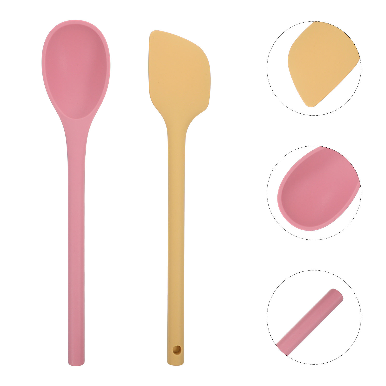 1Set Silicone Cooking Spoon Sp - Baking Kitchen Set ulasan dan harga