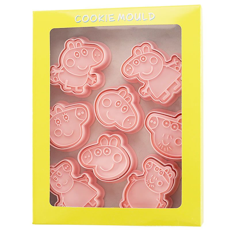 8Pcs Peppa Pig Cookie Cutter S - Baking Kitchen Set ulasan dan harga
