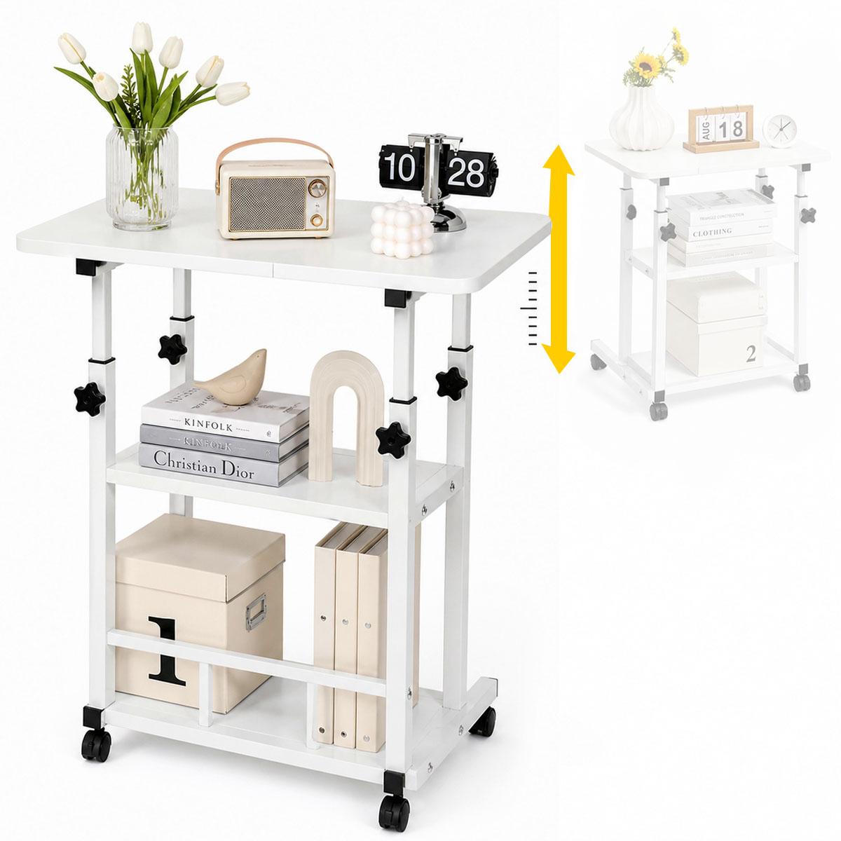 3-Tier Adjustable Height Rolli - Kitchen Baking Cart ulasan dan harga